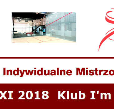 Masters Indywidualne Mistrzostwa Polski 2018
