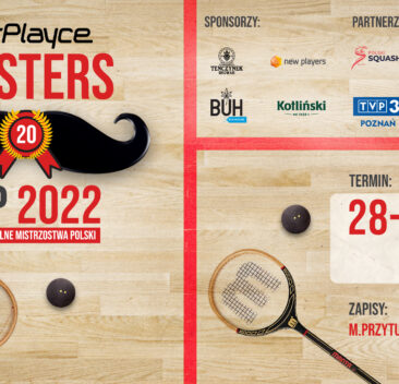 XX Mistrzostwa Polski Squash Masters - Poznań 2022