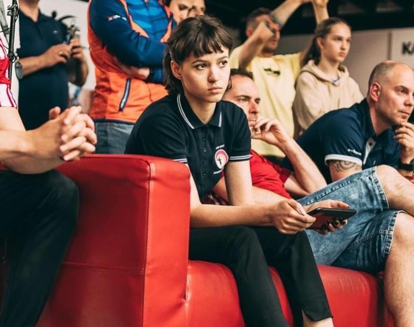 The youngest referee in the European Team Division 3 Championships