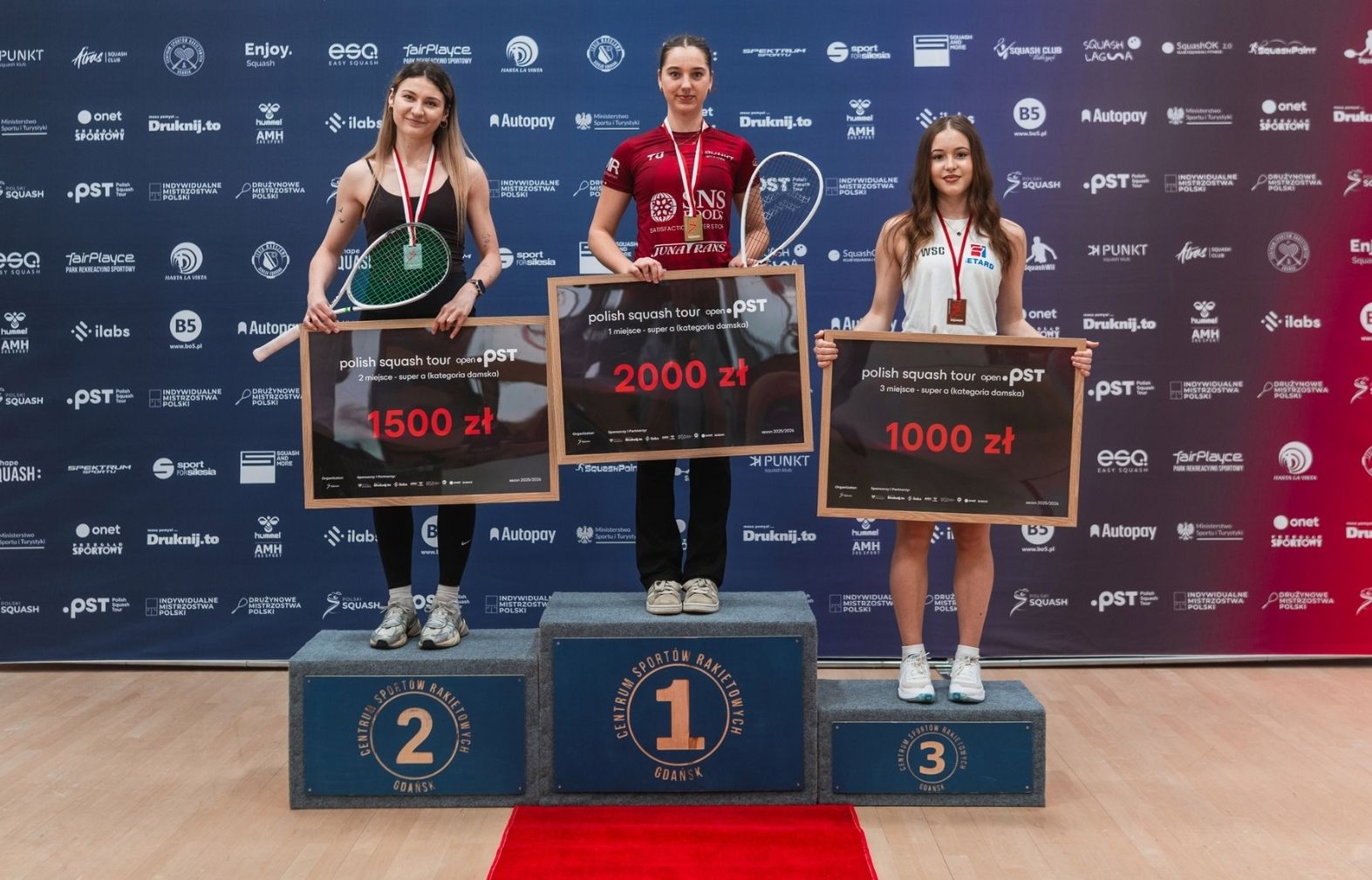 Polish Squash Tour Gdańsk - zobacz kto stanął na podium