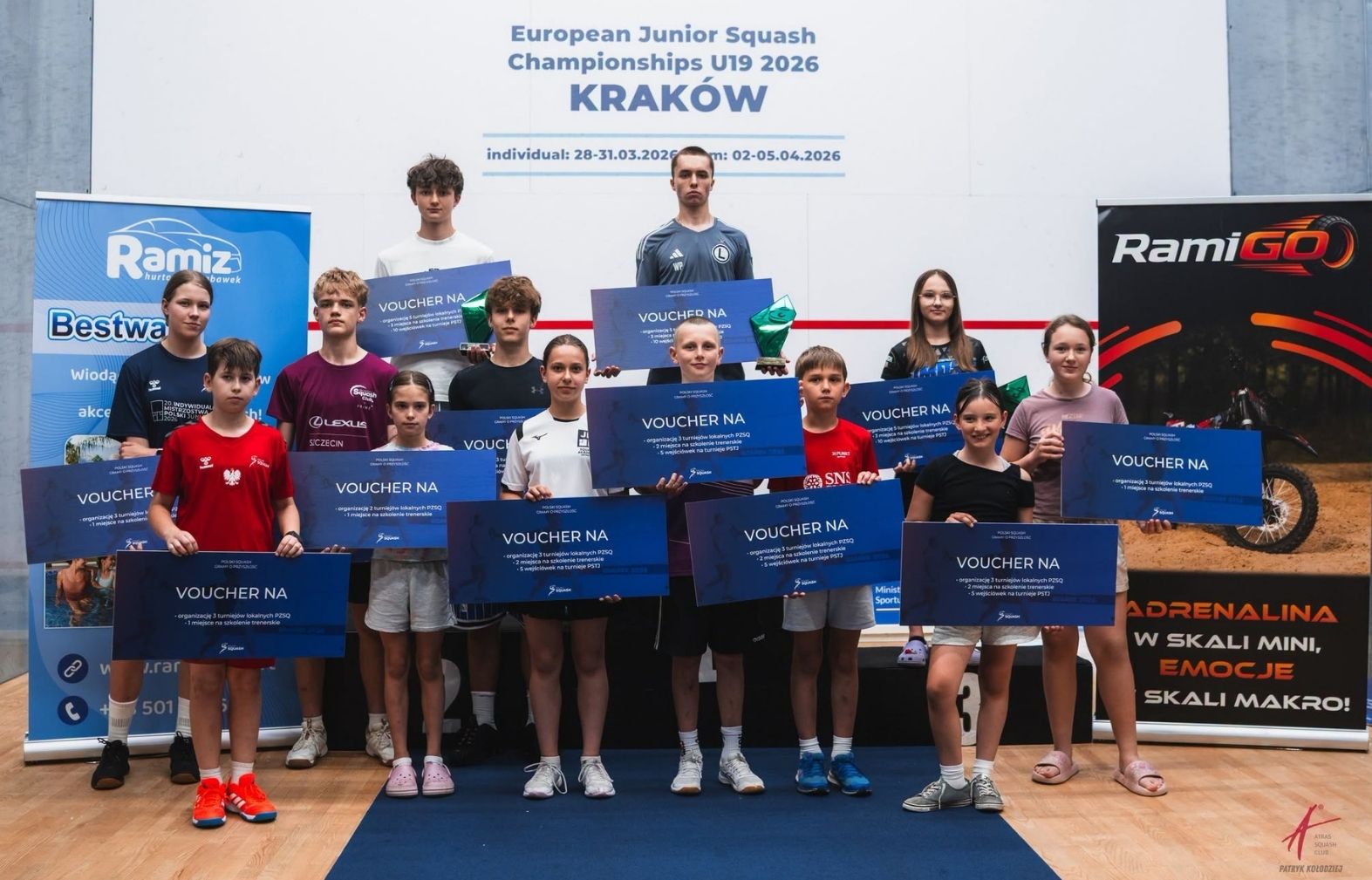 Ranking Akademii Juniorskich PZSQ za sezon 2025/2026